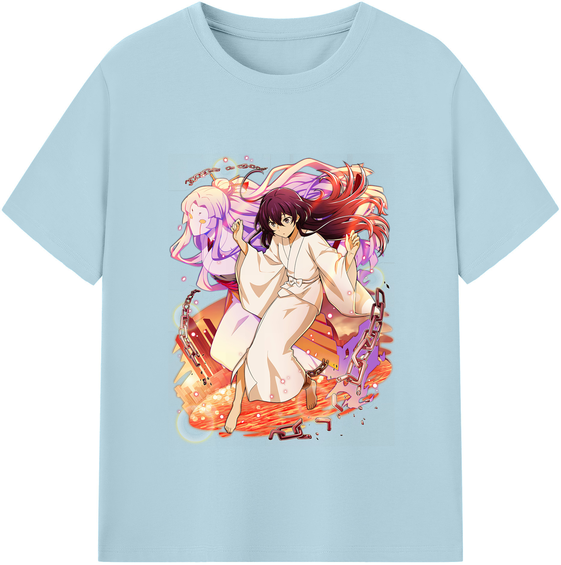 （画像用） 文豪ストレイドッグス Bungo Stray Dogs 綿100％半袖Tシャツ（フロントプリント）
